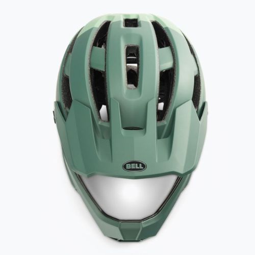 Casco da bici Bell FF Super Air R MIPS Spherical opaco lucido verde infrarossi