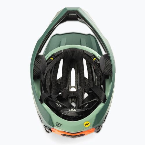 Casco da bici Bell FF Super Air R MIPS Spherical opaco lucido verde infrarossi