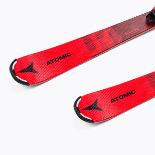 Sci da discesa per bambini Atomic Redster J4 JTM + attacchi L6 GW rosso/argento