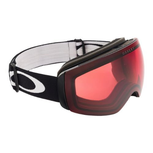 Oakley Flight Deck M nero opaco/prizm snow hi pink iridium occhiali da sci