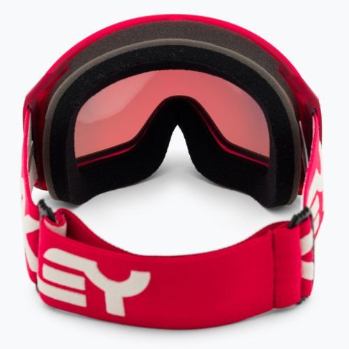 Oakley Flight Tracker L opaco redline/prizm snow torch iridium occhiali da sci