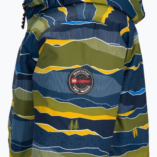 LEGO Lwjebel 727 Giacca da sci da bambino color cachi scuro