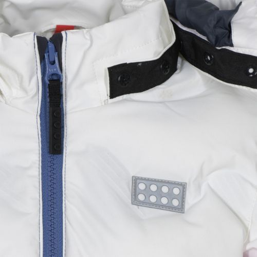 Giacca da sci per bambini LEGO Lwjori 735 bianco brillante