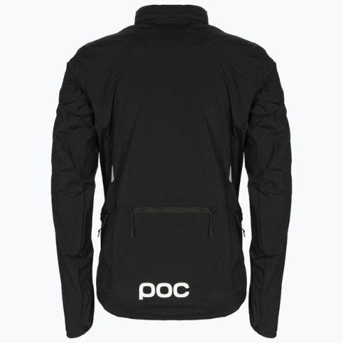 Giacca da ciclismo da uomo POC Pro Thermal nero uranio