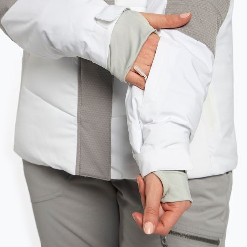 Giacca da snowboard donna ROXY Dakota bianco brillante