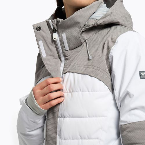 Giacca da snowboard donna ROXY Dakota bianco brillante