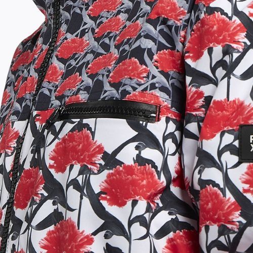 Giacca da snowboard donna ROXY Rowley X Ski Parka bianco brillante/bianco rosso