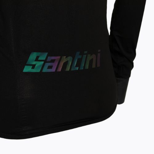Giacca da ciclismo donna Santini Guard Nimbus nero