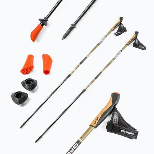 Bastoncini da nordic walking GABEL Strech Lite marrone 7008352621000