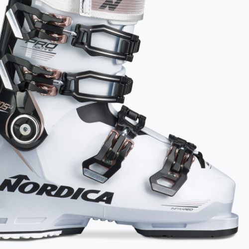Scarponi da sci da donna Nordica Pro Machine 105 W bianco/nero/rosa