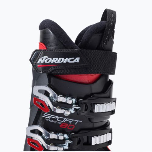Scarponi da sci Nordica Sportmachine 80 da uomo nero/antracite/rosso