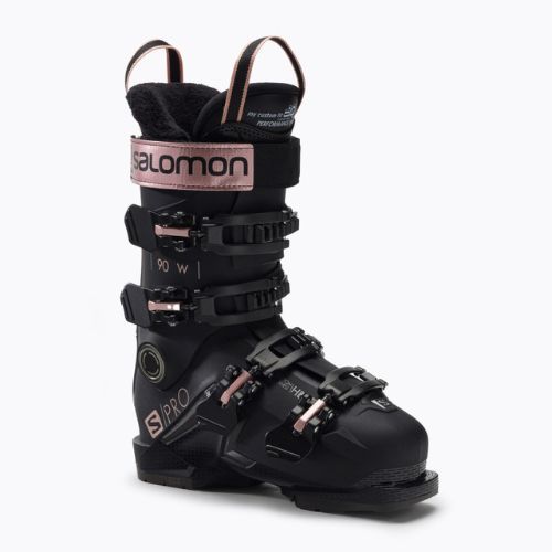 Scarponi da sci da donna Salomon S/Pro 90 W GW nero/rosa/oro metallo/belluga