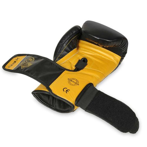 DBX BUSHIDO guantoni da boxe in pelle naturale neri B-2v14