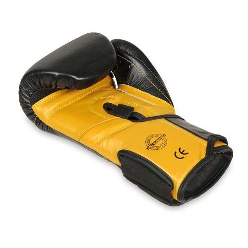 DBX BUSHIDO guantoni da boxe in pelle naturale neri B-2v14