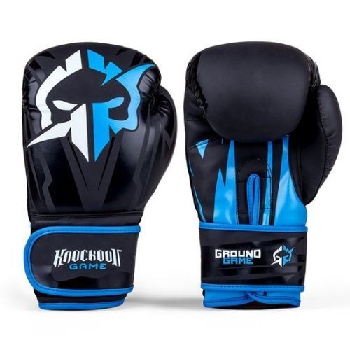Ground Game Logo 2.0 guantoni da boxe neri