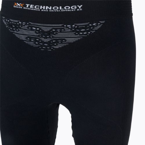 Pantaloni termici X-Bionic 3/4 Energizer 4.0 da uomo nero opale/bianco artico