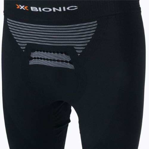 Pantaloni termici X-Bionic 3/4 Energizer 4.0 da uomo nero opale/bianco artico