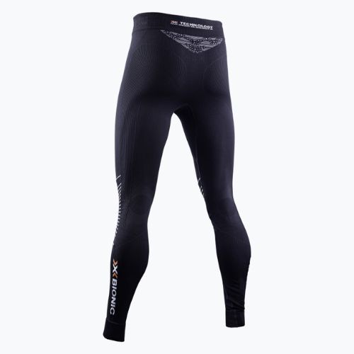 Pantaloni termici X-Bionic Energizer 4.0 da uomo nero opale/bianco artico