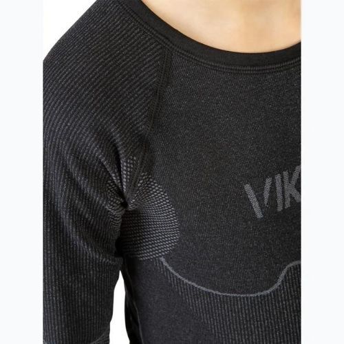 Set di intimo termico per bambini Viking Riko nero