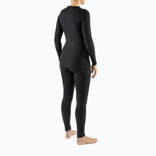 Set di intimo termico da donna Viking Gaja Bamboo nero