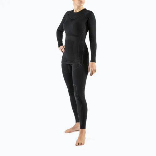 Set di intimo termico da donna Viking Gaja Bamboo nero
