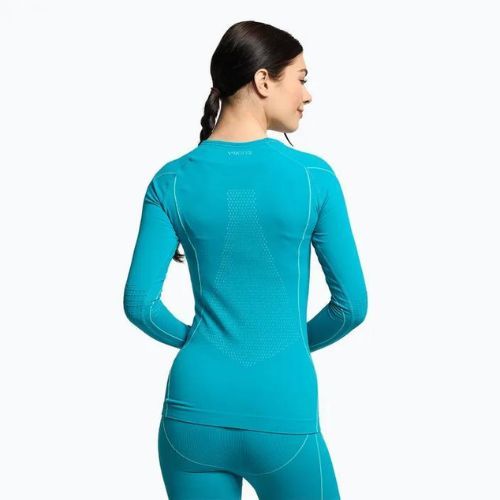 Set di biancheria intima termica da donna Viking Lotta Verde erba riciclata