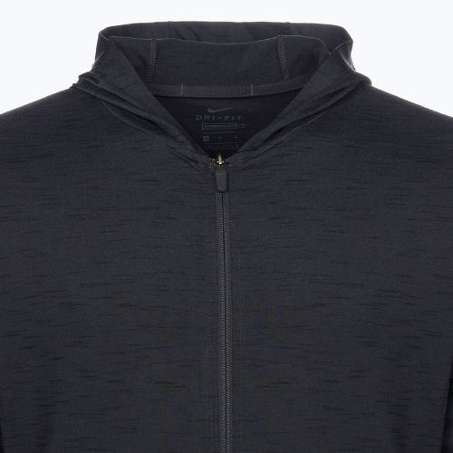 Felpa Nike Yoga Dri-Fit FZ uomo off noir/nero/grigio