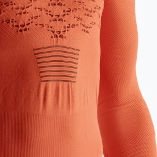 X-Bionic The Trick 4.0 Run trick arancio/nero manica lunga termica da uomo