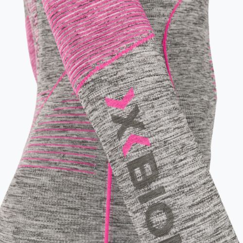Maglia donna termoattiva a maniche lunghe X-Bionic Energy Accumulator 4.0 Melange grigio melange/rosa
