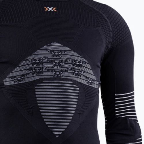 Maglia a maniche lunghe termoattiva da uomo X-Bionic Energizer 4.0 nero opalino/bianco artico