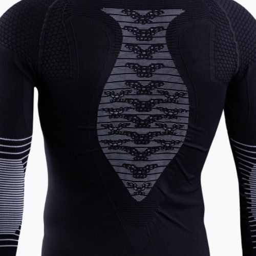Maglia a maniche lunghe termoattiva da uomo X-Bionic Energizer 4.0 nero opalino/bianco artico