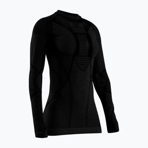 Maglia termica da donna X-Bionic Apani 4.0 Merino nero/nero