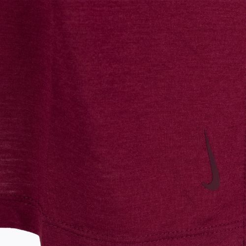 Maglia da allenamento donna Nike NY Dri-Fit Layer Top barbabietola scura/htr/marrone notte