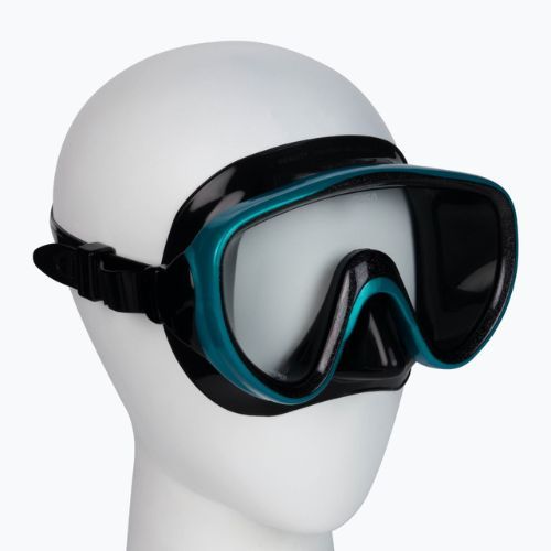 TUSA Sportmask maschera subacquea turchese/nera