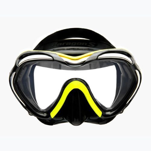 TUSA Paragon S maschera subacquea nera/gialla