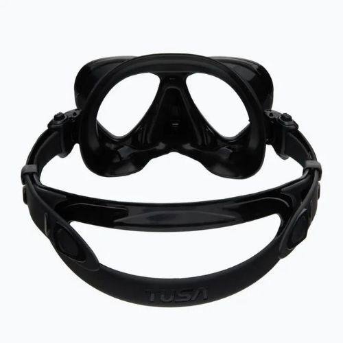 TUSA Intega maschera subacquea nera/nera
