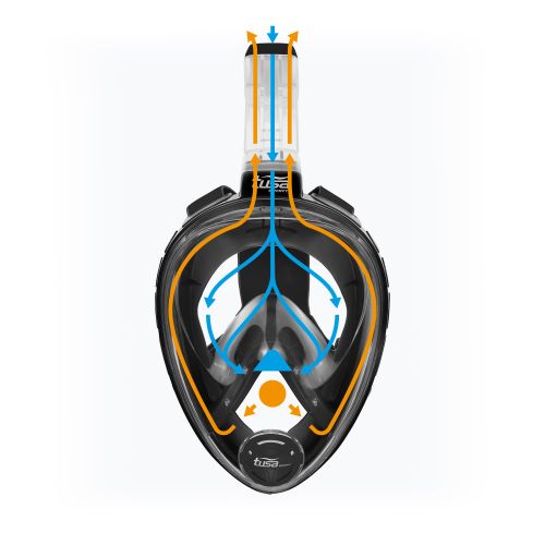 TUSA Sportfull maschera integrale nera