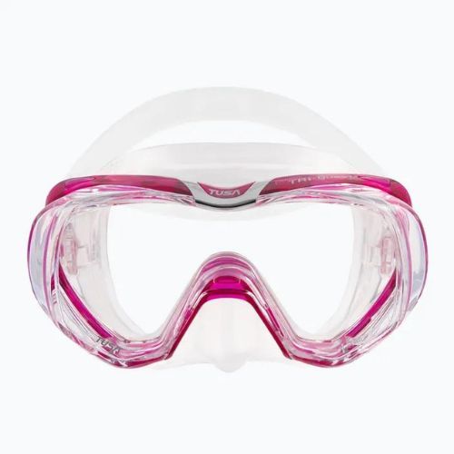 TUSA Tri-Quest FD maschera subacquea bianca/rosa