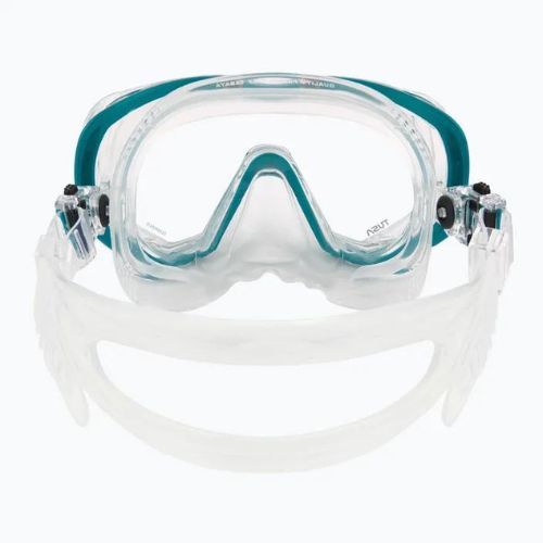 TUSA Tri-Quest FD maschera subacquea bianca/turchese
