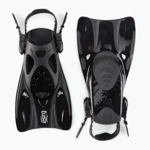 TUSA Sportstrap Snorkel Fin nero