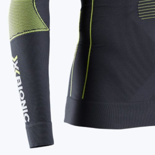 X-Bionic Energy Accumulator 4.0 antracite/giallo da uomo a manica lunga termoattiva