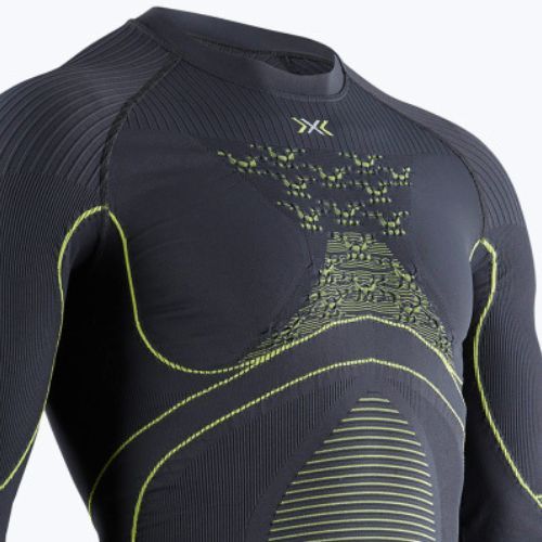 Maglia termica da uomo X-Bionic Energy Accumulator 4.0 charcoal/yellow