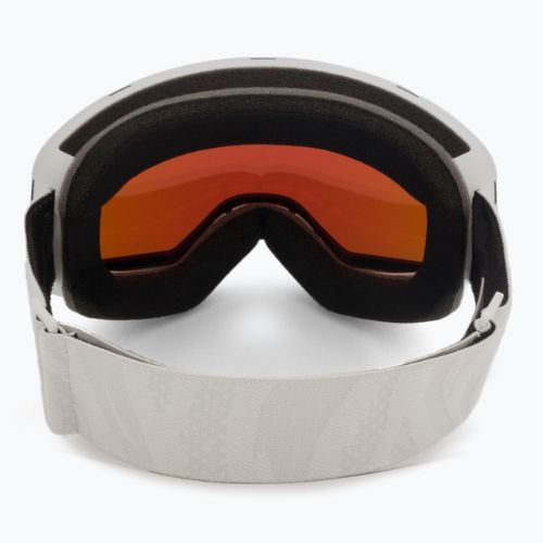 ROXY Storm Occhiali da snowboard donna bianco brillante/ambra rosa ml turquesa