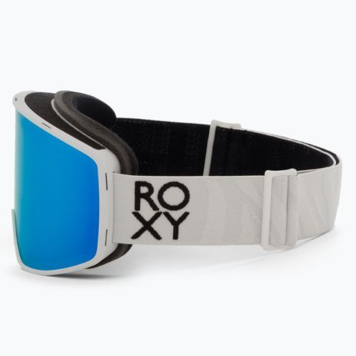 ROXY Storm Occhiali da snowboard donna bianco brillante/ambra rosa ml turquesa