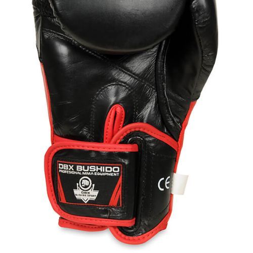DBX BUSHIDO Guantoni da boxe con sistema di protezione del polso nero Bb4
