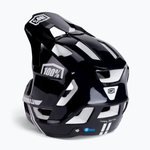 Casco bici 100% Trajecta Casco W Fidlock Integrale nero bianco