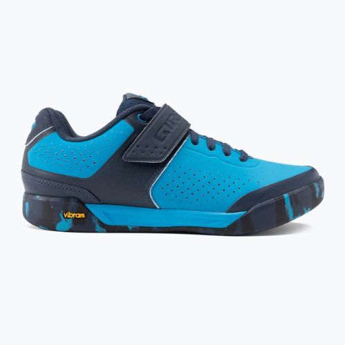 Scarpe da ciclismo MTB da uomo Giro Chamber II blue jewel midnight