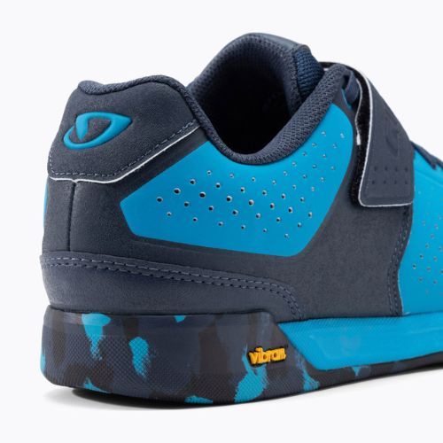 Scarpe da ciclismo MTB da uomo Giro Chamber II blue jewel midnight