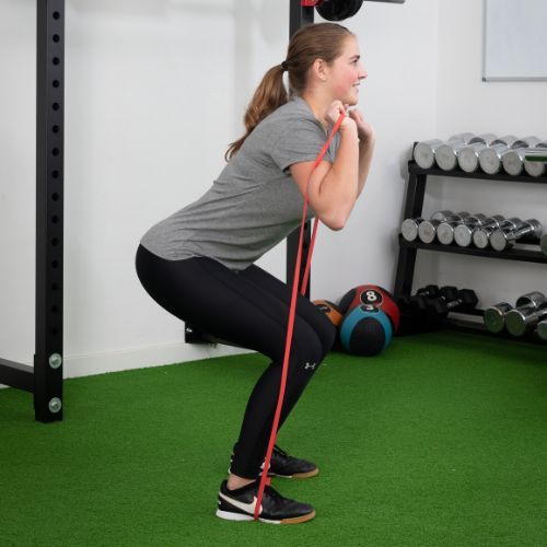 Pure2Improve Pro Medium gomma da ginnastica rossa 2152