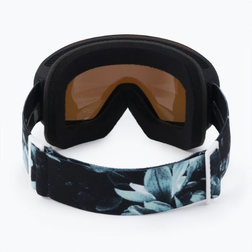 Maschere da snowboard da donna ROXY Popscreen Cluxe J true black akio/sonar ml revo blue